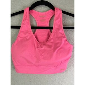 Juicy Couture Sports Bra Racerback Activewear Hot Pink Y2K‎ Athleisure Medium